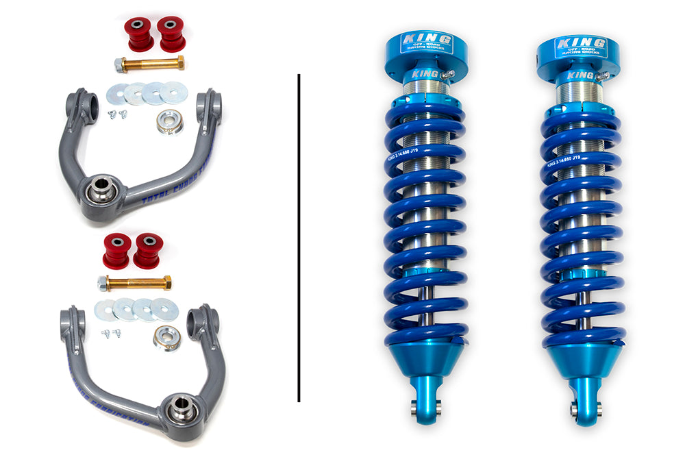 UCA W/ ADJUSTABLE COILOVER 2.5 INCH DIAMETER SHOCKS - 1ST GEN SEQUOIA