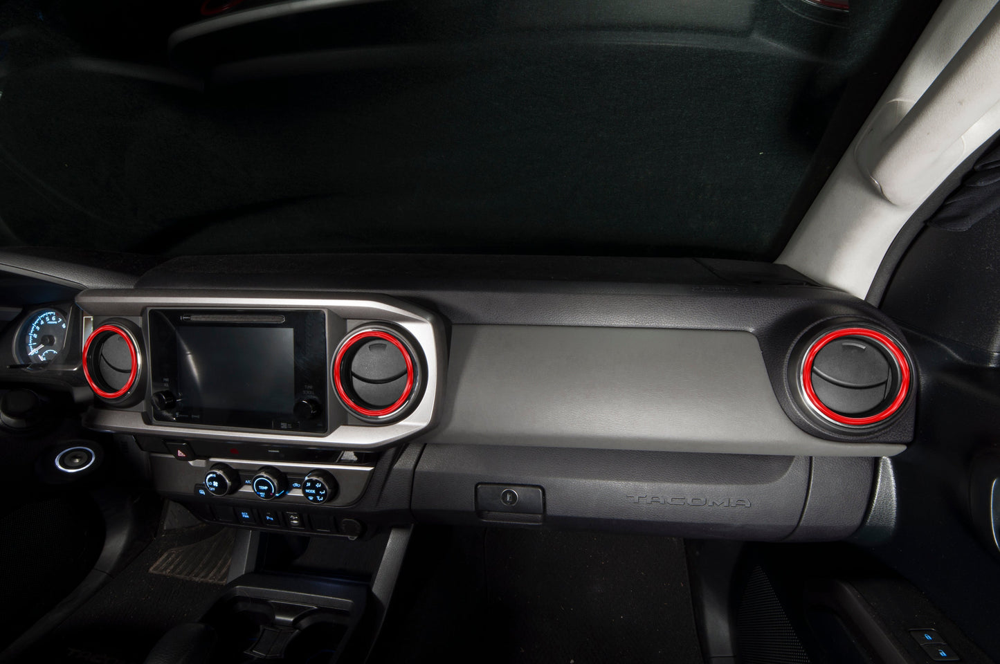 A/C Vent Rings Accent Trim Fits 2016-2023 Toyota Tacoma