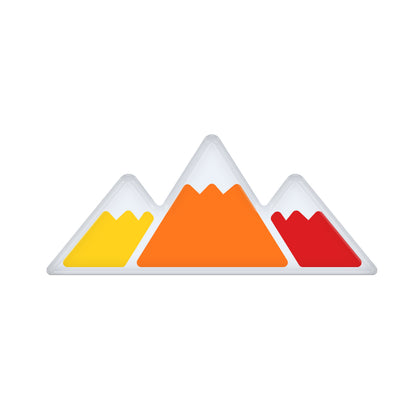 TRI-Color Badge Fits Toyota Models