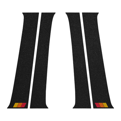 Textured Door Pillar Protection Overlays Fits 2005-2015 Toyota Tacoma