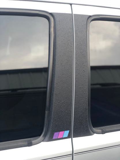 Textured Door Pillar Protection Overlays Fits 2005-2015 Toyota Tacoma
