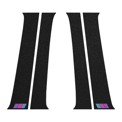 Textured Door Pillar Protection Overlays Fits 2005-2015 Toyota Tacoma