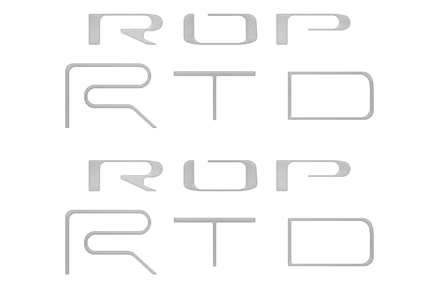 Bed Side Letter Inserts Fits 2022-2023 Toyota Tacoma TRD Pro