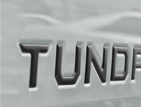 Tailgate Letter Inserts Fits 2014-2021 Toyota Tundra
