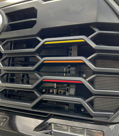 TRD Grille TRI-Color Line Inserts Fits 2022-2026 Toyota Tundra & 2023-2026 Toyota Sequoia