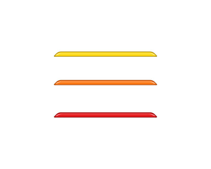 TRD Grille TRI-Color Line Inserts Fits 2022-2026 Toyota Tundra & 2023-2026 Toyota Sequoia