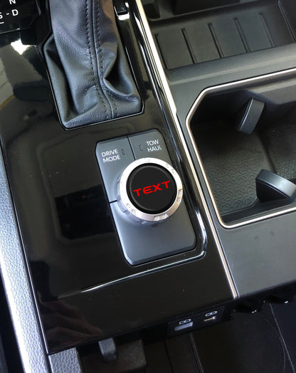 Badge for Drive Mode Selector Dial Fits 2022-2026 Toyota Tundra & 2023-2026 Toyota Sequoia