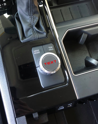 Badge for Drive Mode Selector Dial Fits 2022-2026 Toyota Tundra & 2023-2026 Toyota Sequoia