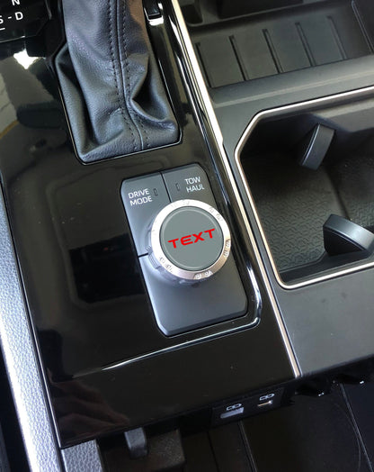 Badge for Drive Mode Selector Dial Fits 2022-2026 Toyota Tundra & 2023-2026 Toyota Sequoia
