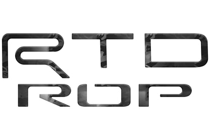 TRD Pro Tailgate Letter Inserts Fits 2022-2026 Toyota Tundra