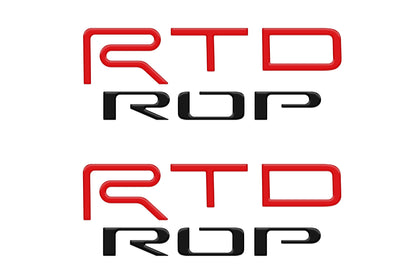 Hood Louver Letter Overlays Fits 2022-2026 Toyota Tundra TRD Pro