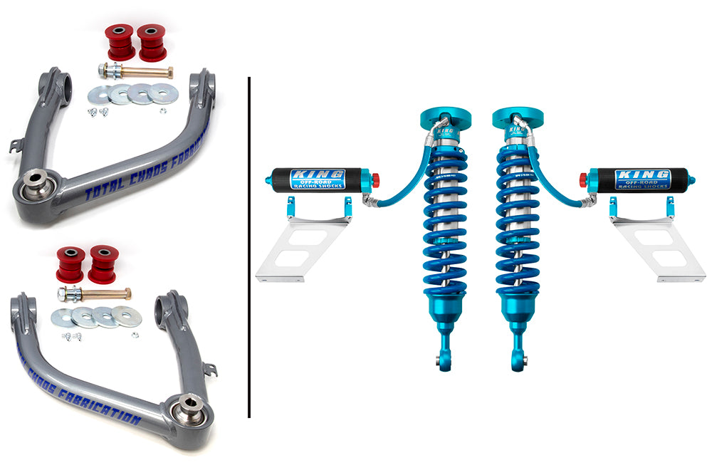 UCA W/ ADJUSTABLE COILOVER 2.5 INCH DIAMETER SHOCKS - IN STOCK - 2ND GEN TUNDRA