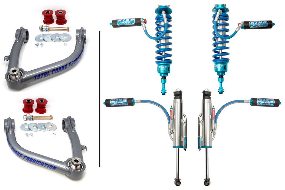 UCA W/ FRONT AND REAR 3.0 INCH DIAMETER ADJUSTABLE SHOCKS - 2ND GEN TUNDRA