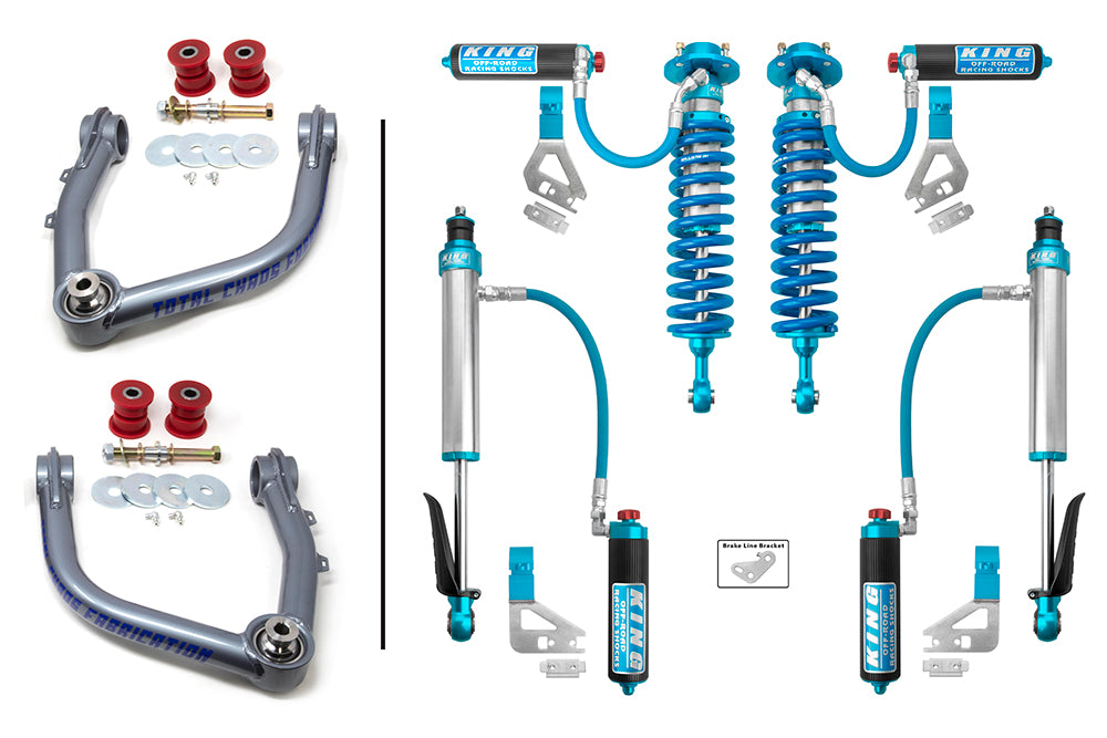 UCA W/ FRONT AND REAR 2.5 INCH DIAMETER ADJUSTABLE SHOCKS <br>- 3RD GEN TUNDRA