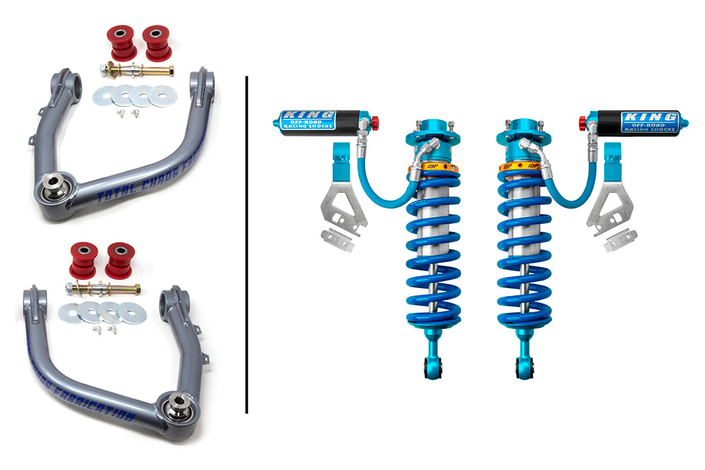 LIFT KIT W/ FRONT 3.0 INCH DIAMETER ADJUSTABLE KING SHOCKS <br>- 3RD GEN TUNDRA