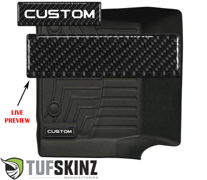 Badge/Emblem Inserts - Compatible with WeatherTech Floor Mats
