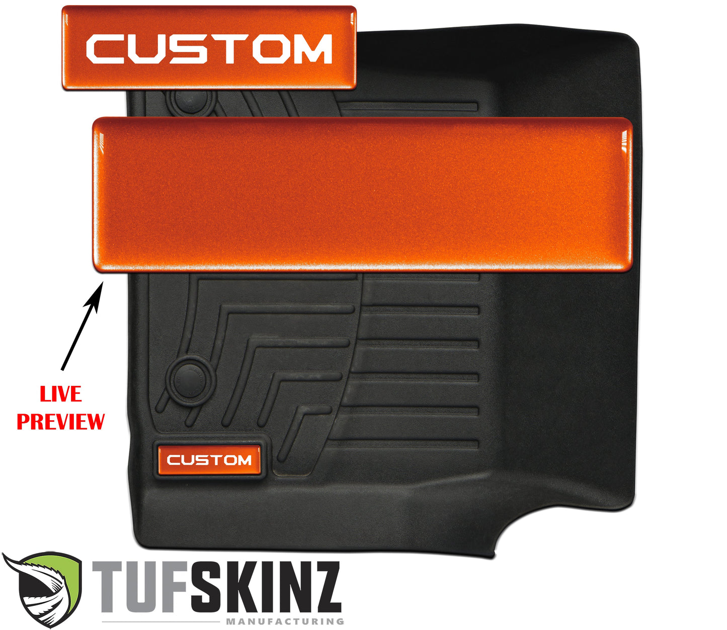 Badge/Emblem Inserts - Compatible with WeatherTech Floor Mats