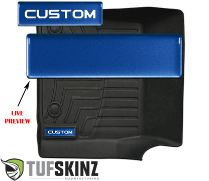 Badge/Emblem Inserts - Compatible with WeatherTech Floor Mats