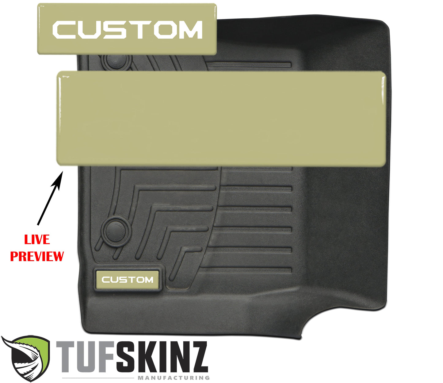 Badge/Emblem Inserts - Compatible with WeatherTech Floor Mats