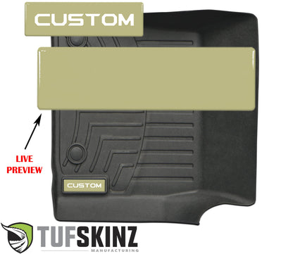 Badge/Emblem Inserts - Compatible with WeatherTech Floor Mats
