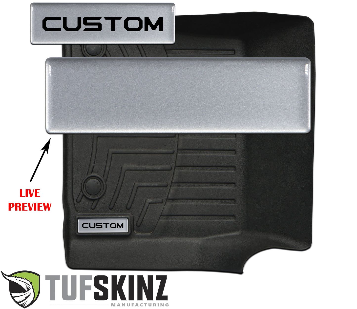 Badge/Emblem Inserts - Compatible with WeatherTech Floor Mats