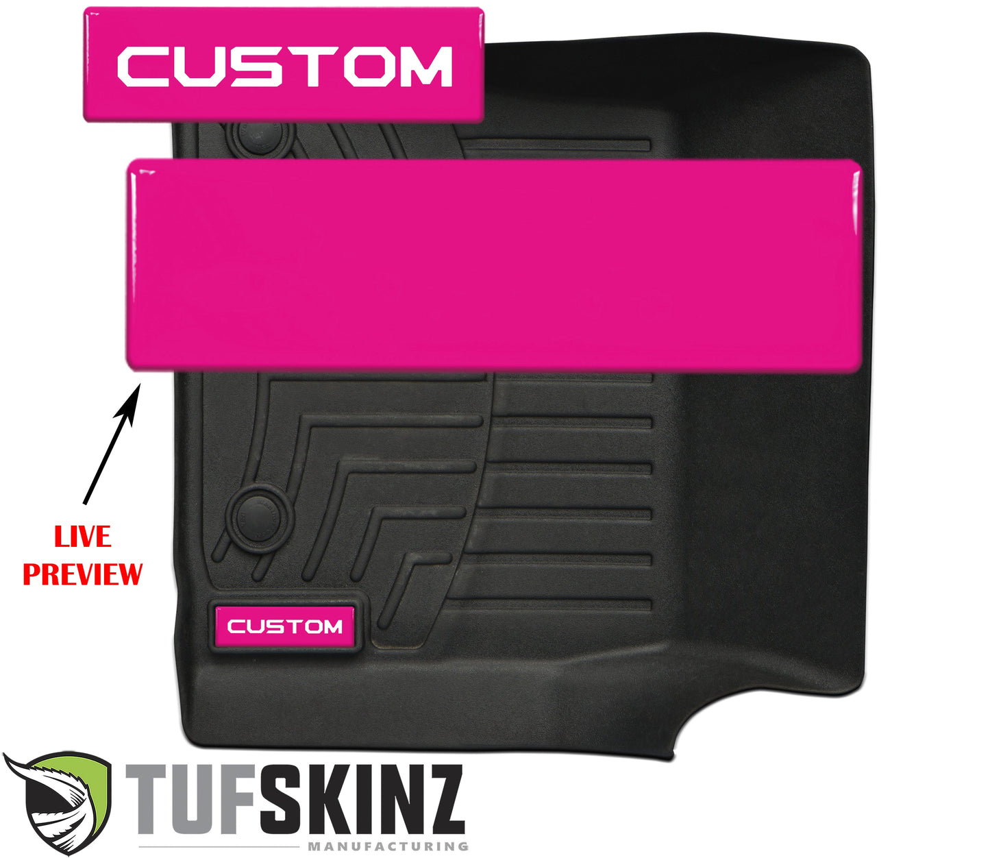 Badge/Emblem Inserts - Compatible with WeatherTech Floor Mats