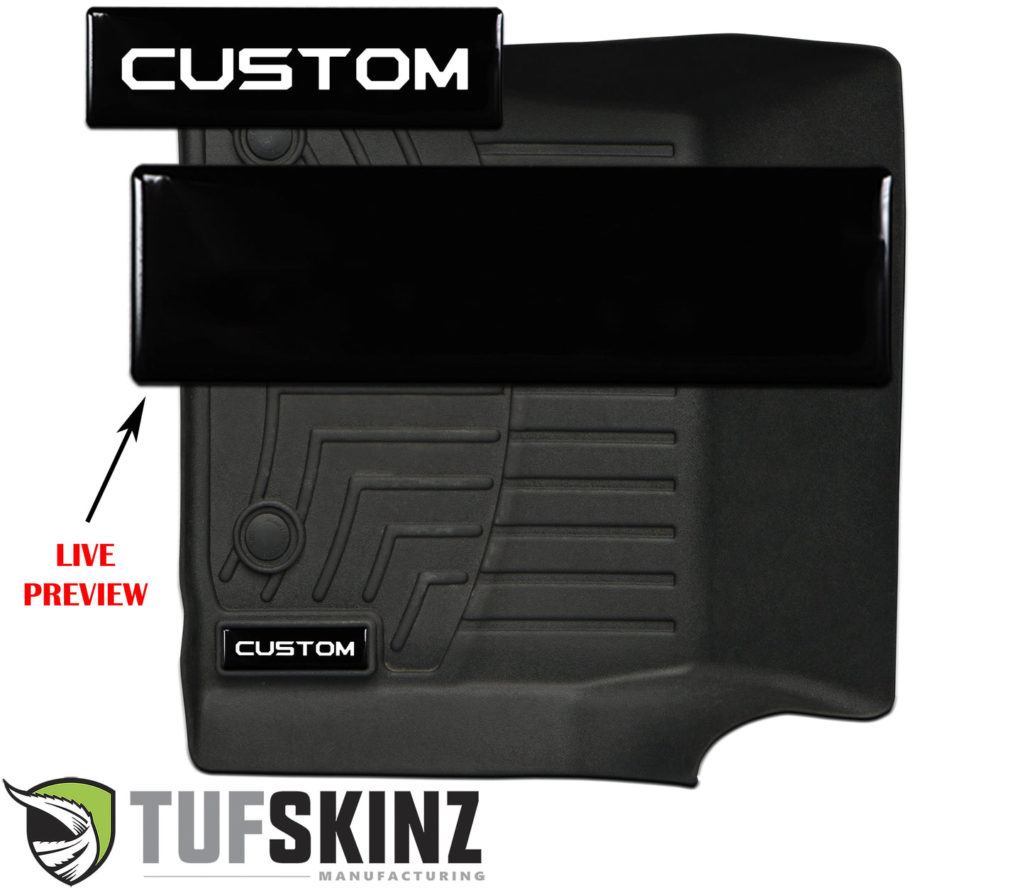 Badge/Emblem Inserts - Compatible with WeatherTech Floor Mats