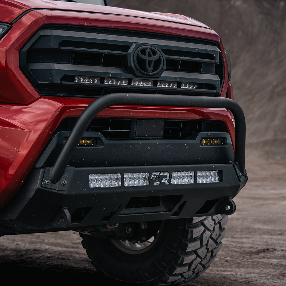 Bolt-On Bull Bar for 2024+ Toyota Tacoma Stealth Bumper