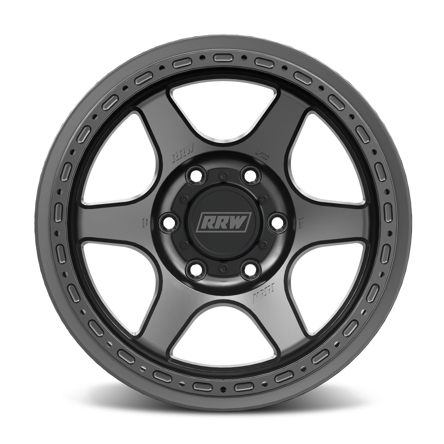 RR2-H FLOW FORMED 17x8.5 Hybrid Beadlock | MATTE GUNMETAL