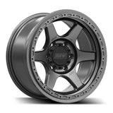 RR2-H FLOW FORMED 17x8.5 Hybrid Beadlock | MATTE GUNMETAL