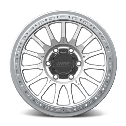 RR7-H FLOW FORMED Hybrid Beadlock Wheel | BRUSHED ALUMINUM