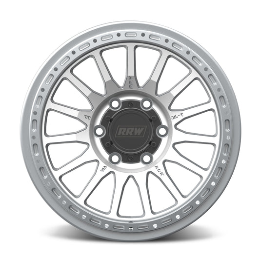 RR7-H FLOW FORMED Hybrid Beadlock Wheel | BRUSHED ALUMINUM