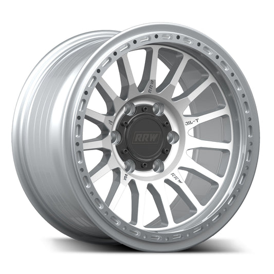 RR7-H FLOW FORMED Hybrid Beadlock Wheel | BRUSHED ALUMINUM