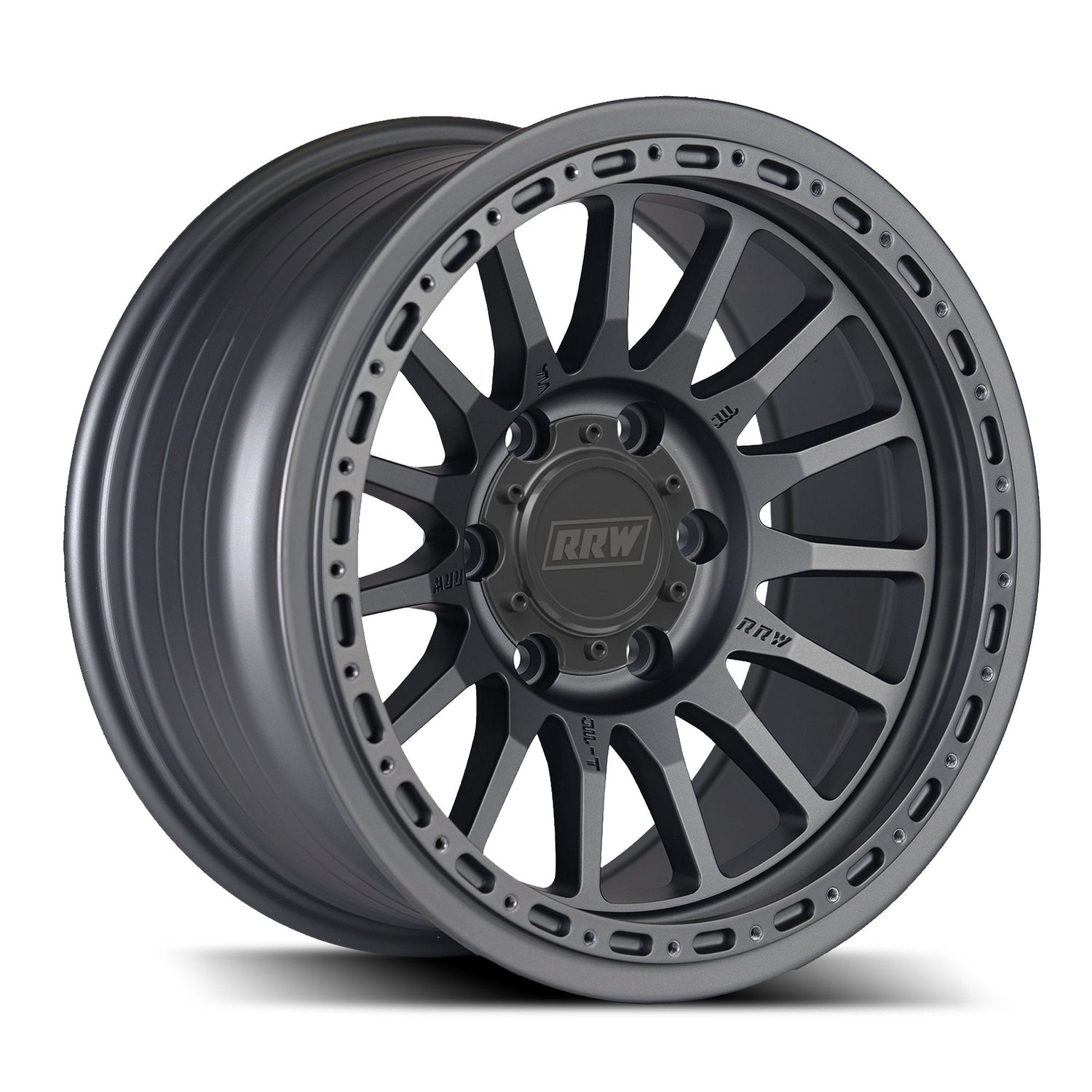 RR7-H FLOW FORMED Hybrid Beadlock Wheel | MATTE GUNMETAL