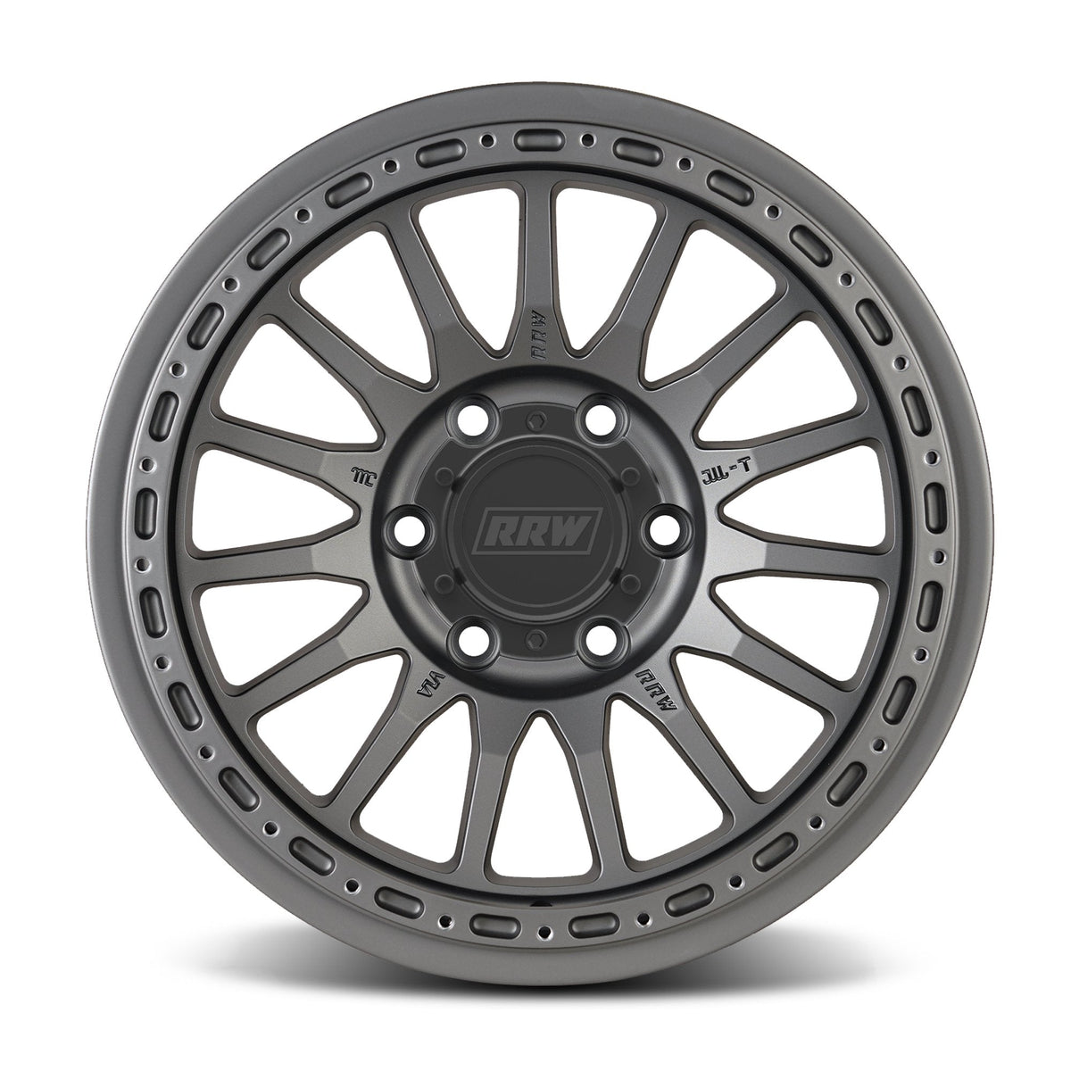 Pre-Order: RR7-H FLOW FORMED Hybrid Beadlock Wheel | MATTE GUNMETAL