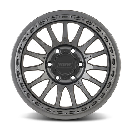 Pre-Order: RR7-H FLOW FORMED Hybrid Beadlock Wheel | MATTE GUNMETAL