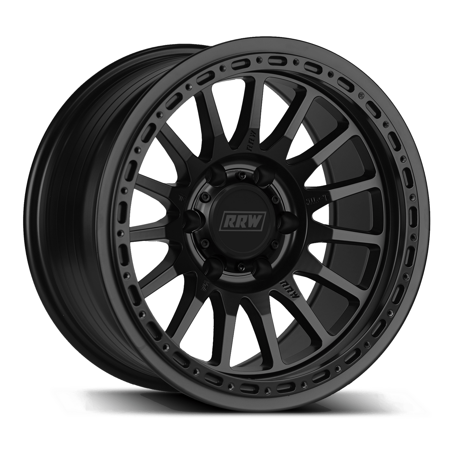 RR7-H FLOW FORMED Hybrid Beadlock Wheel | MATTE BLACK