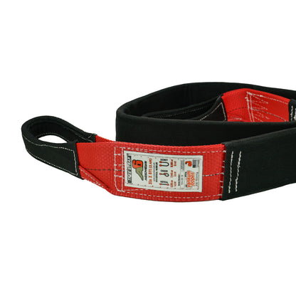 Agency 6 Tree Saver Strap - 8 Foot x 3 Inch - Made in The USA - Heavy Duty Low Stretch Webbing - 46,500lb Minimum Test Strength - Offroad Recovery and Towing